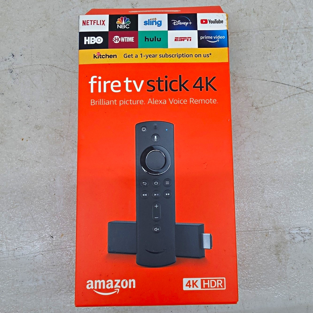 NIB Amazon Fire TV Stick 4K 2020 1st Gen Alexa Voice Remote Wi-Fi 8GB HDR